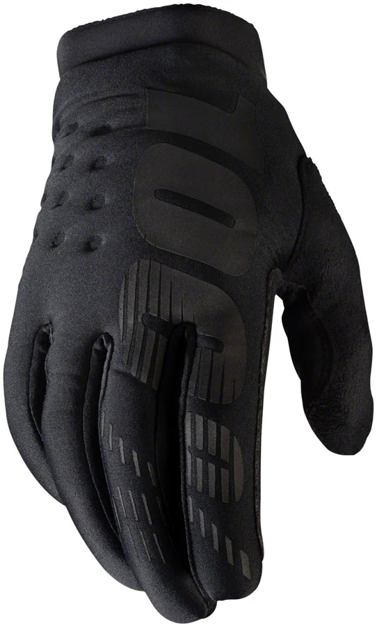 100% Brisker Women Medium Black Glove