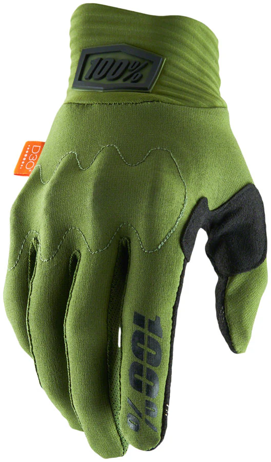 100% Cognito Smart Shock Gloves - Black, Full Finger - Image 3