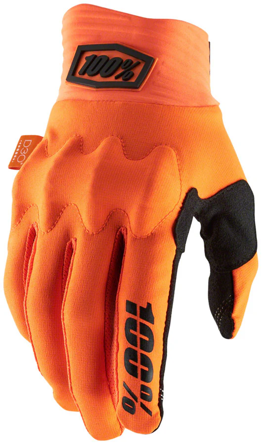 100% Cognito Smart Shock Gloves - Black, Full Finger - Image 4