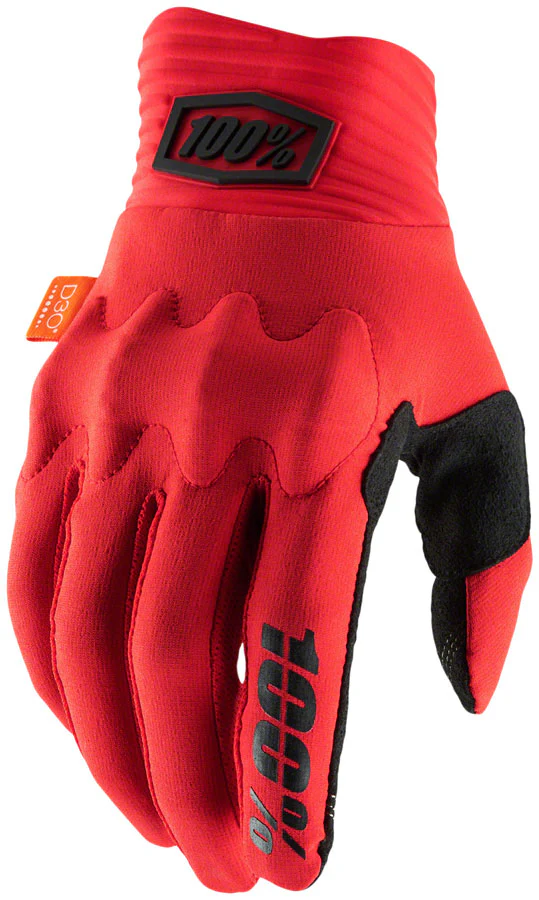 100% Cognito Smart Shock Gloves - Black, Full Finger - Image 6