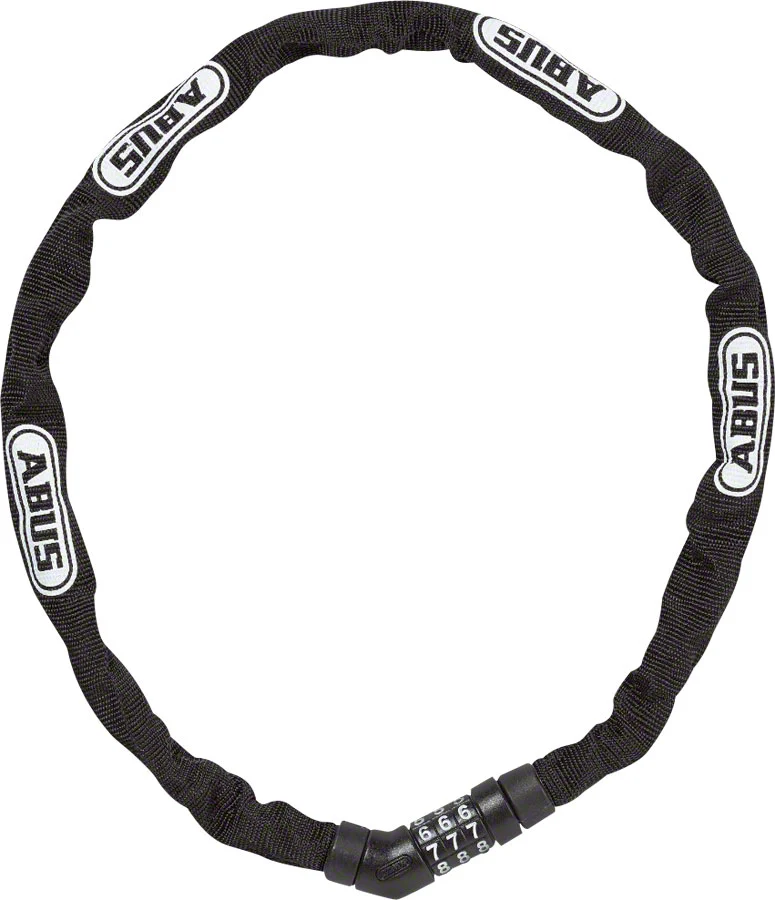 ABUS Steel-O-Chain 4804C Combination Lock: 75/4mm Black