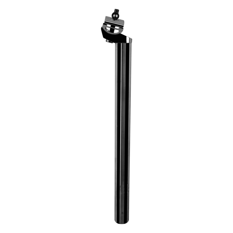 Black ops Fluted Seatpost 25.4mm 350mm Black Alloy 25mm