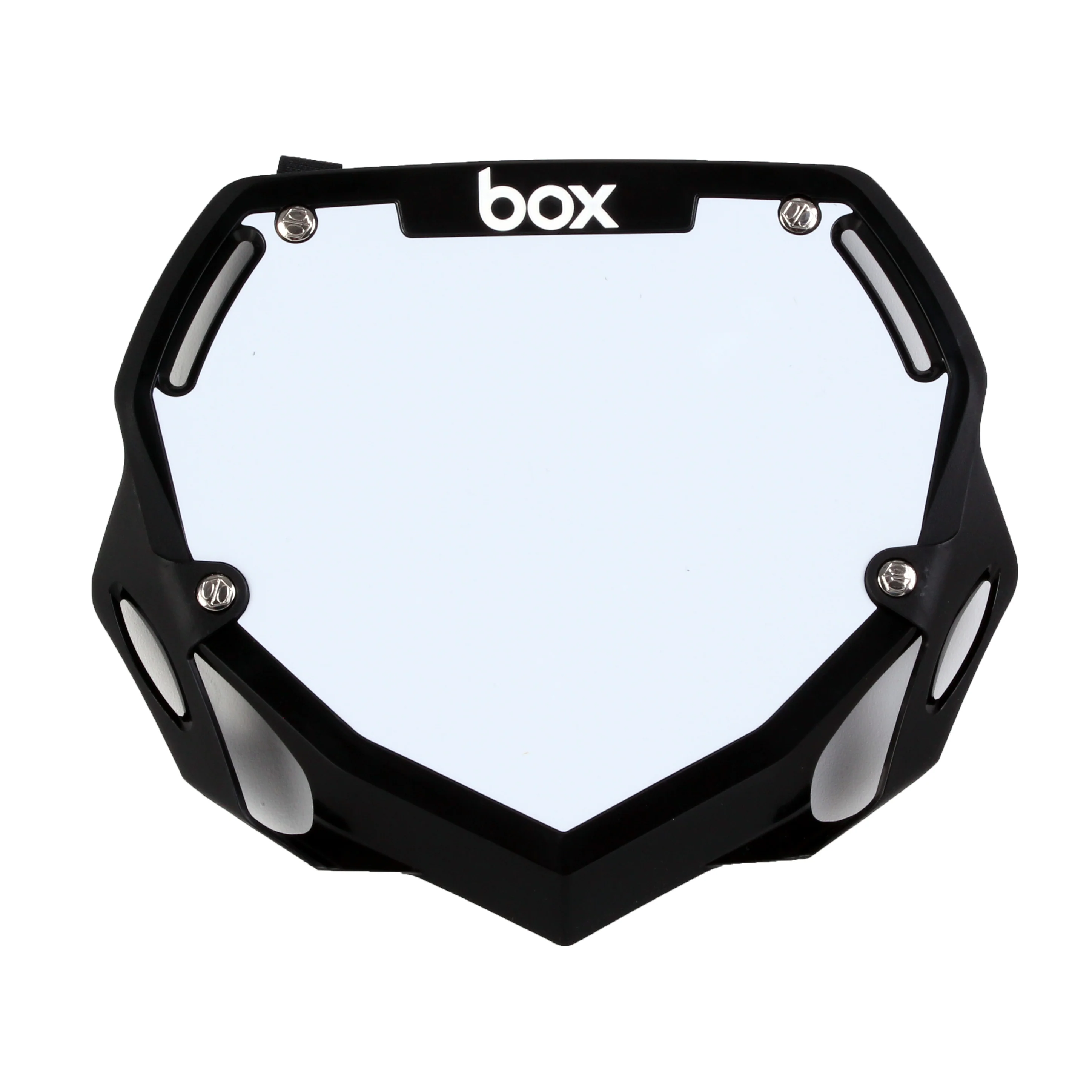 BOX Box Two Number Plate Black - Large