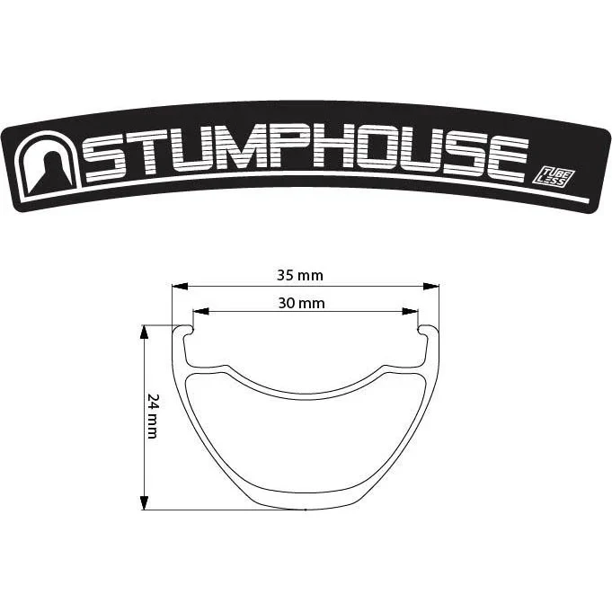 Boyd Stumphouse 27.5" Rim 32h Black