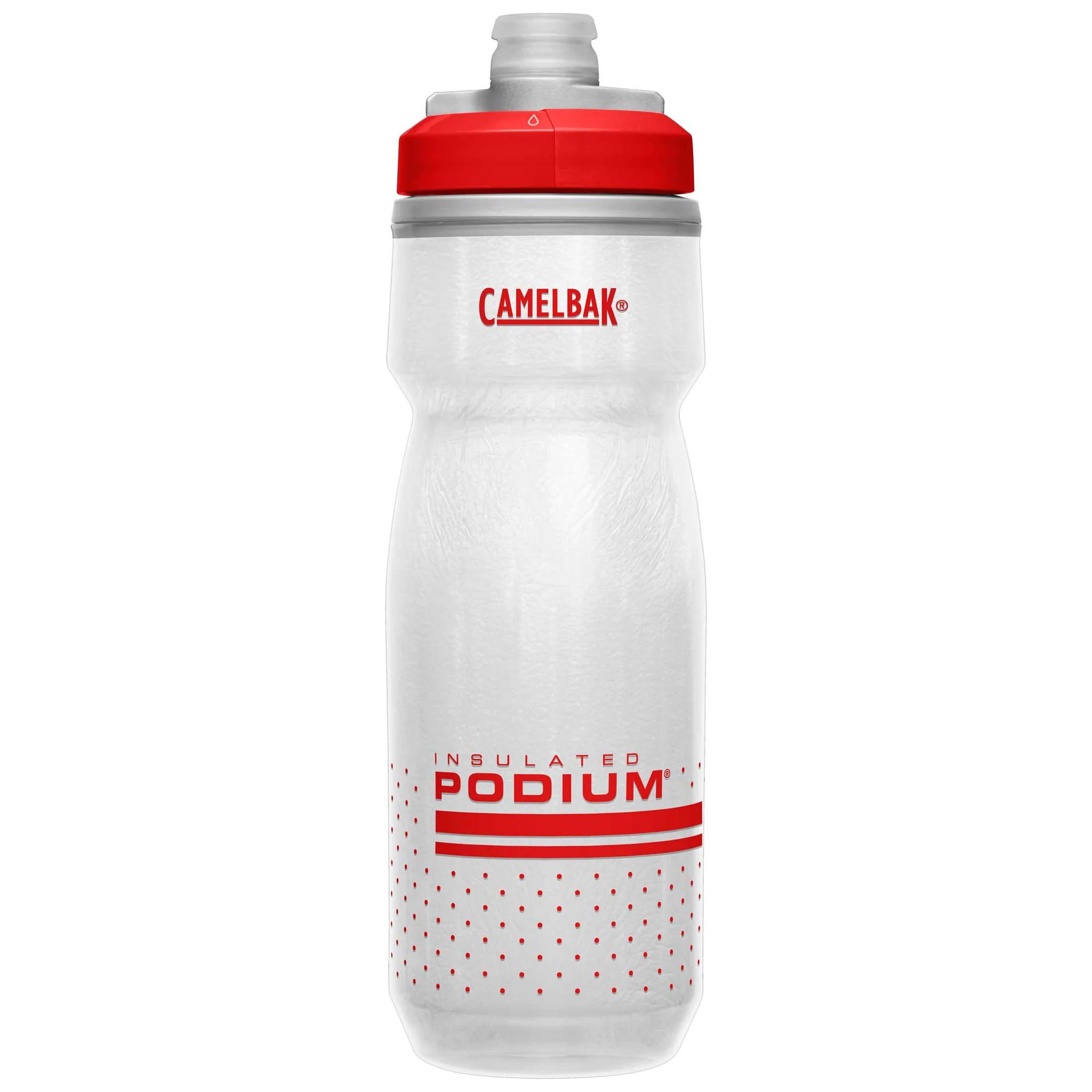 CamelBak Podium Chill 21oz Fiery Red/White Bottle