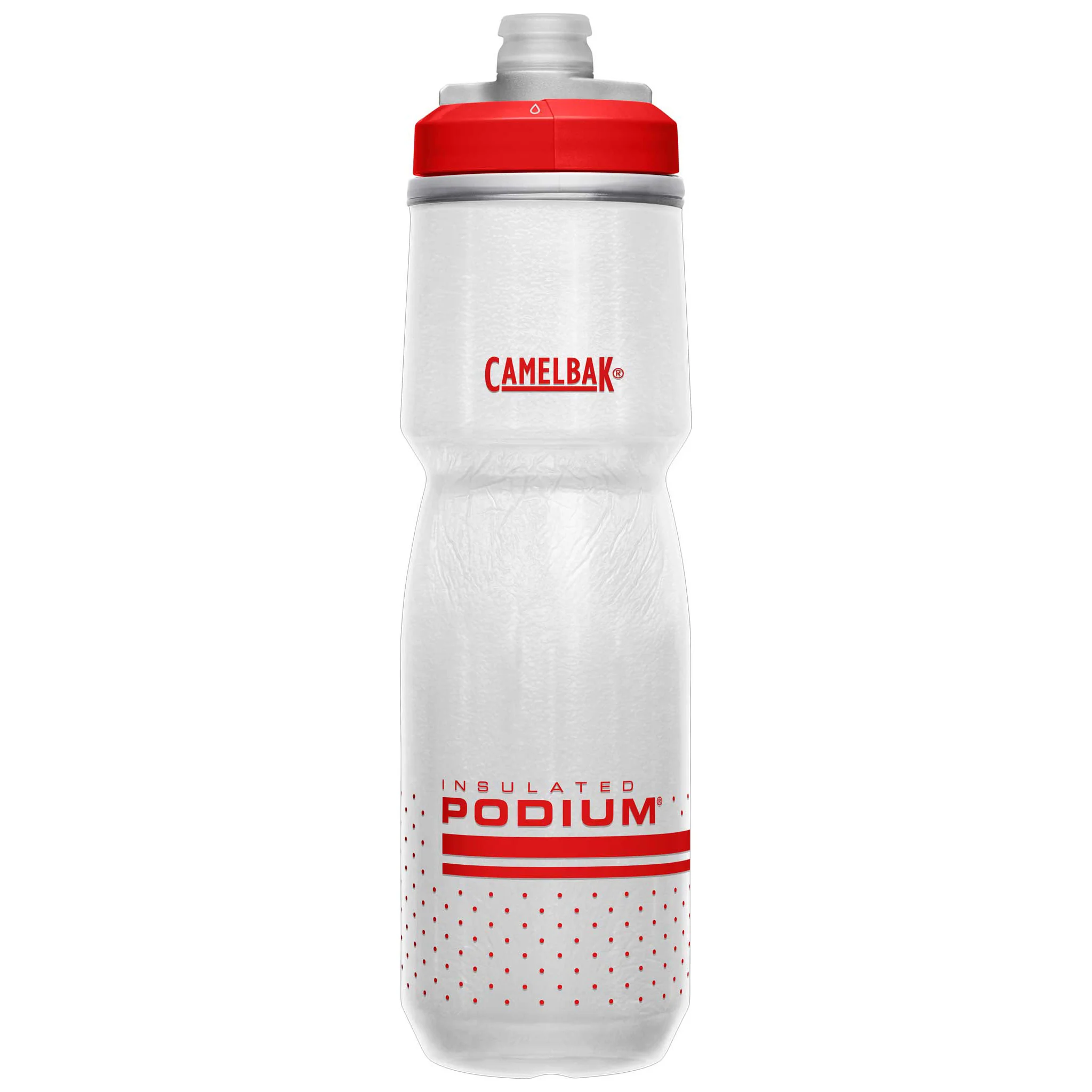 CamelBak Podium Chill 24oz Fiery Red/White Bottle