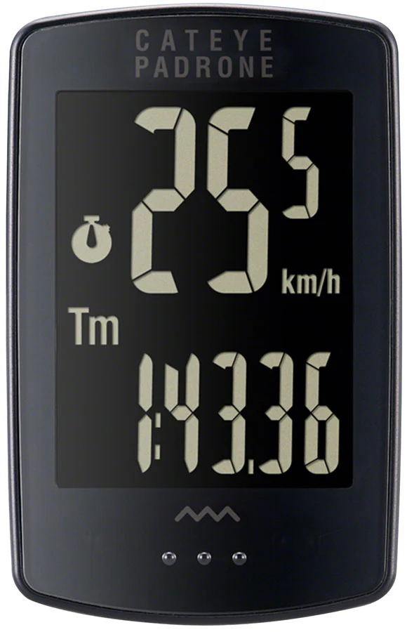 CatEye Padrone Stealth WL Bike Computer - Wireless Black