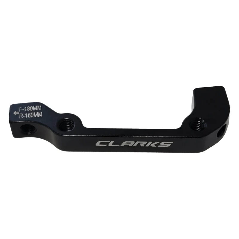 Clarks Disc Brake Adapter 160mm/180mm to 160mm IS Mount Post Mount Black 20mm