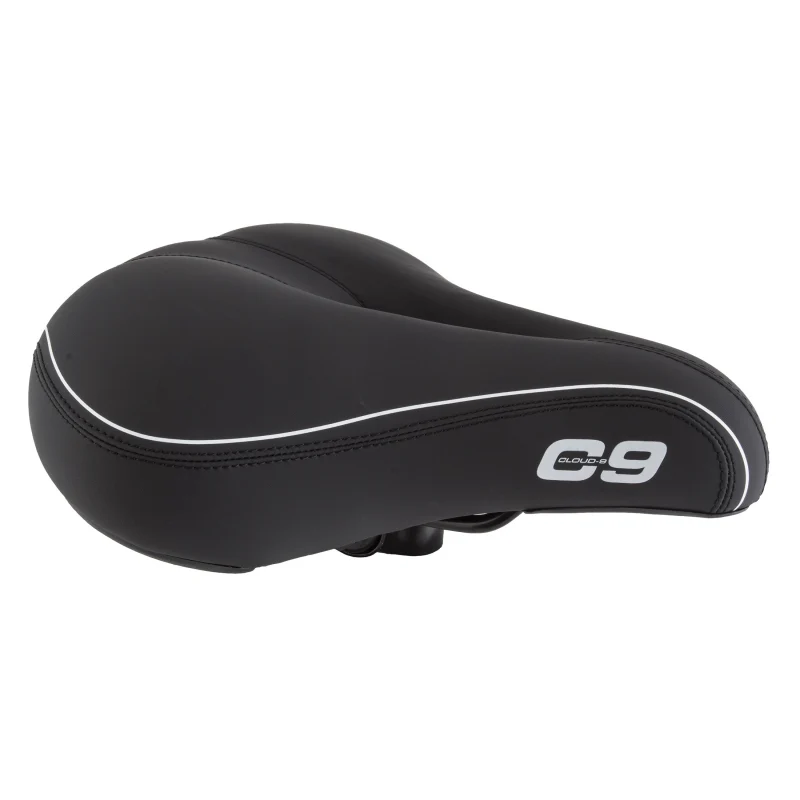 Cloud-9 Cruiser Select Airflow ES Cruiser Steel Select Foam Soft Touch Vinyl Elastomer Spring Black 11.25x9`