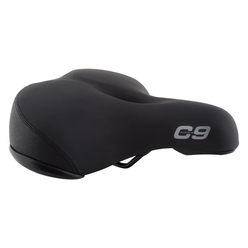 Cloud-9 Support XL Air Flow Cruiser Steel Multi-Stage Foam Soft Touch Vinyl Elastomer Suspension Black 11x11.25`