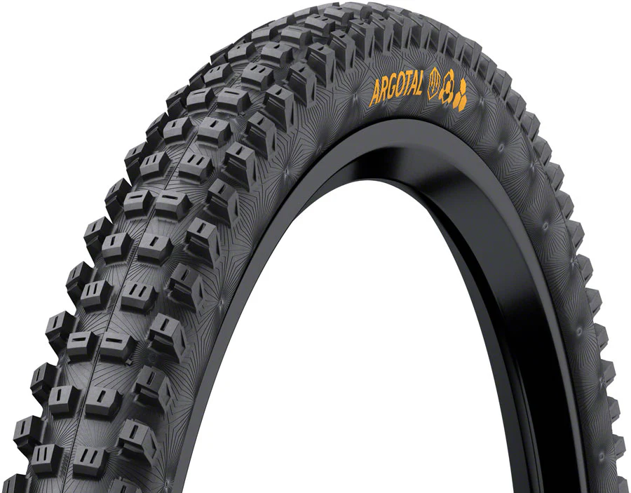 Continental Argotal Tire - Tubeless, Folding, Black, E25