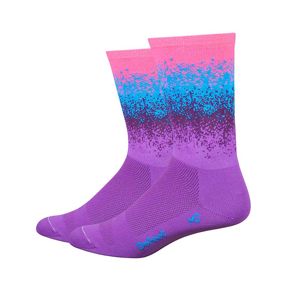 Sock DeFeet Aireator 6" Ombre X-Large Purple