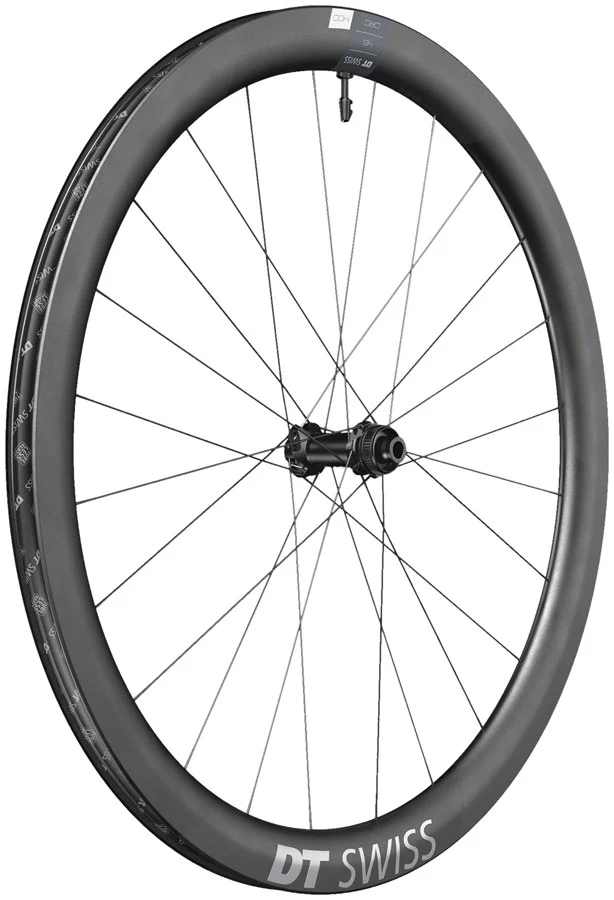 DT Swiss CRC 1400 Spline Front Wheel - 700 12 x 100mm Center-Lock Black - Image 2