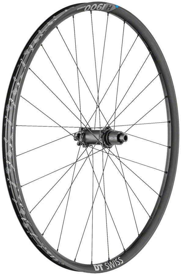 DT Swiss H 1900 Spline 30 Rear Wheel - 12 x 148mm 6-Bolt, Black - Image 2