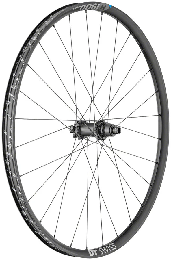 DT Swiss H 1900 Spline 30 Rear Wheel - 12 x 148mm 6-Bolt, Black - Image 3