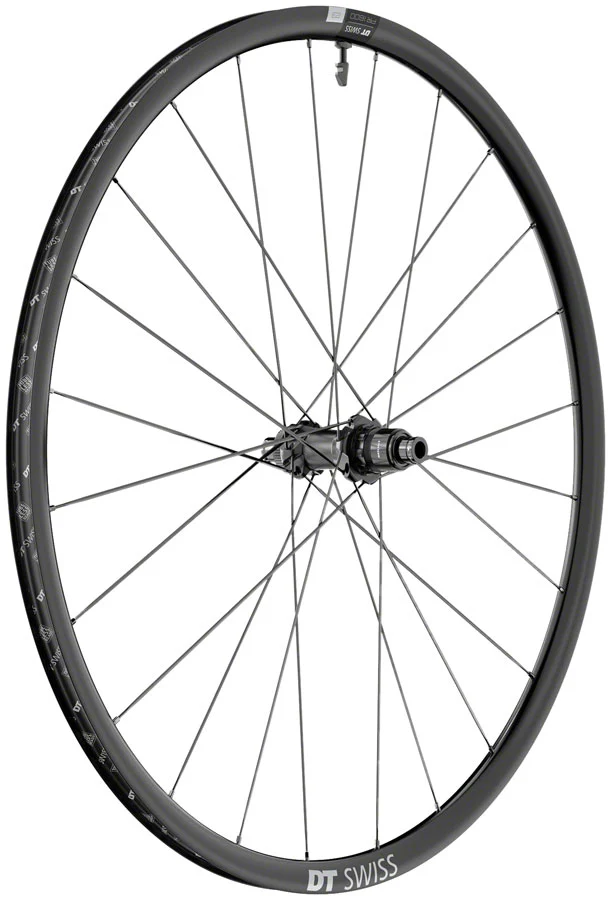 DT Swiss PR 1600 Spline 23 Rear Wheel - 700c, 12 x 142mm, Center-Lock, Black - Image 2