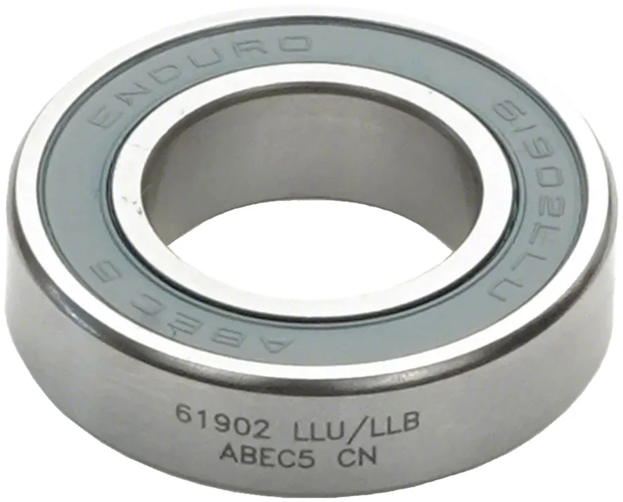 Enduro 61902 LLU/LLB Radial Cartridge Bearing - ABEC-5 CN Clearance 15mm x 28mm x 7mm