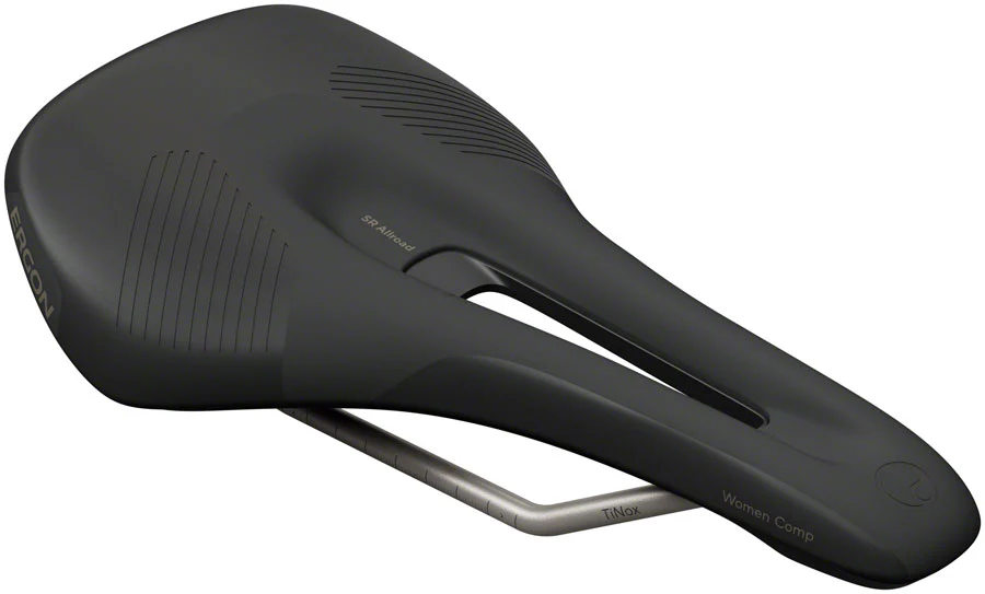 Ergon SR Allroad Comp Saddle - TiNox XP Black Women's - Image 2