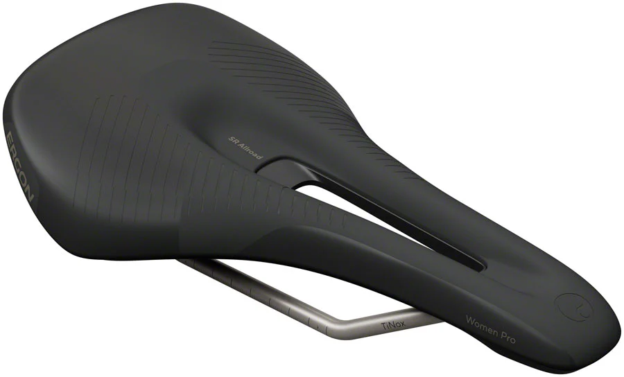 Ergon SR Allroad Pro Saddle - TiNox SL, Black, Women's