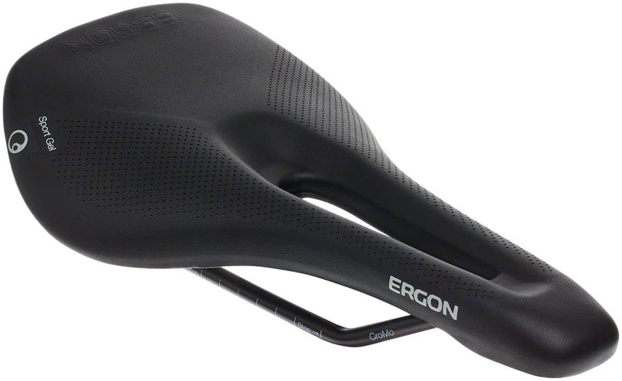 Ergon SR Sport Gel Saddle - Chromoly, Black, Women's - Image 2