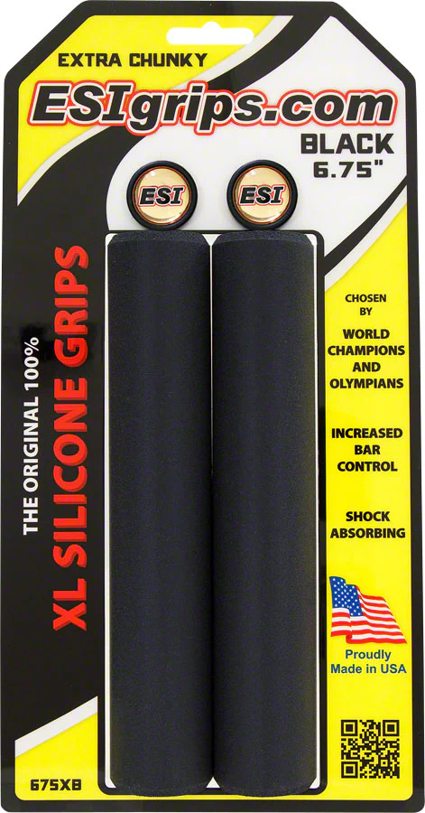 ESI XL Chunky Grips - Black - Image 2