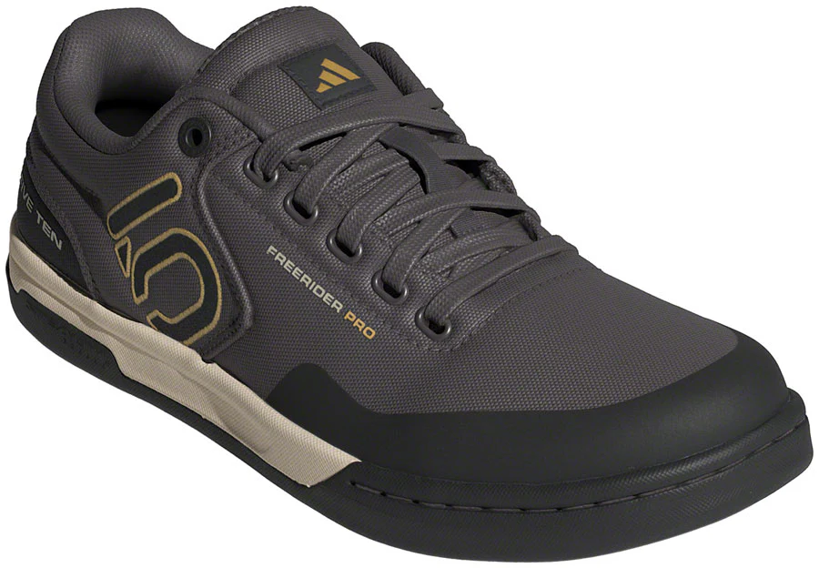 Five Ten Freerider Pro Canvas Flat Shoes - Men's, Charcoal/Carbon/Oat