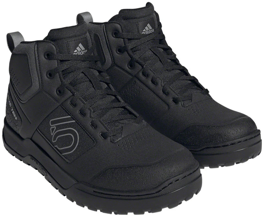 Five Ten Impact Pro Mid Flat Shoes - Men's Core Black/Gray Three/Gray Six 12