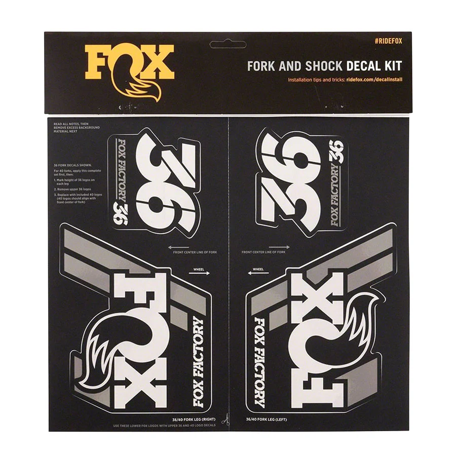 Fox Shox Heritage Decal Kit - Image 10