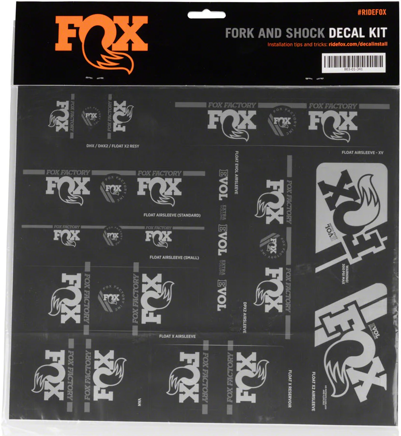 Fox Shox Heritage Decal Kit - Image 11