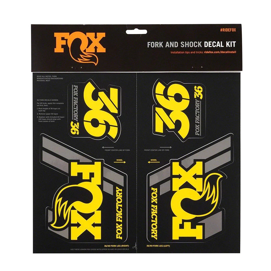 Fox Shox Heritage Decal Kit - Image 14