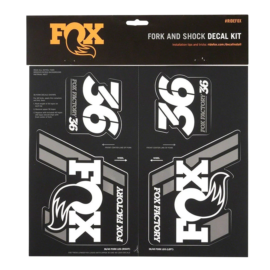 Fox Shox Heritage Decal Kit - Image 6