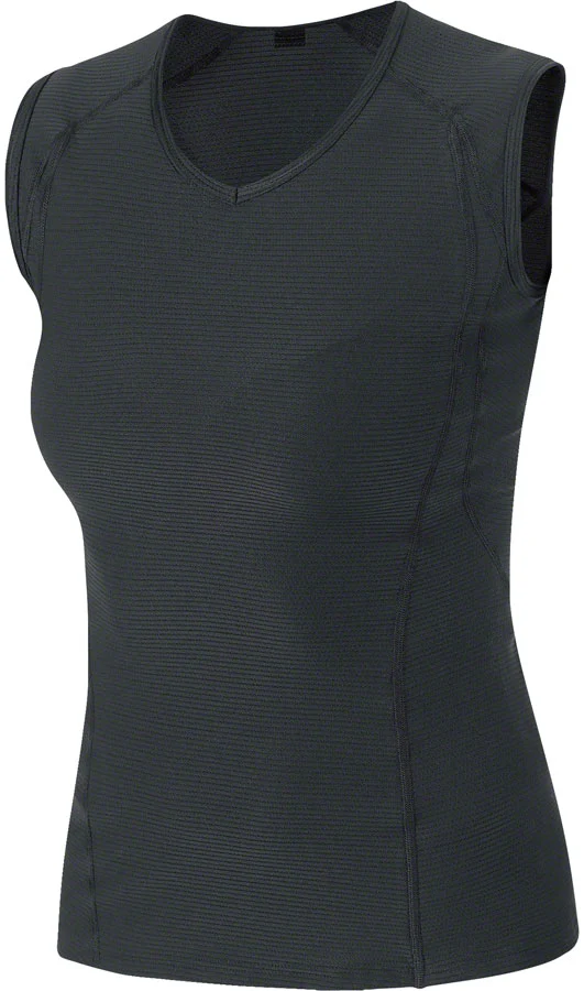 Gorewear M Base Layer Sleeveless Shirt - Black Women's Small