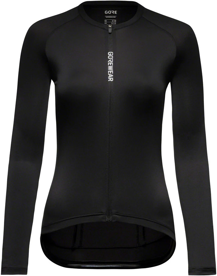 Gorewear Spinshift Long Sleeve Jersey - Black Women's Large/12-14