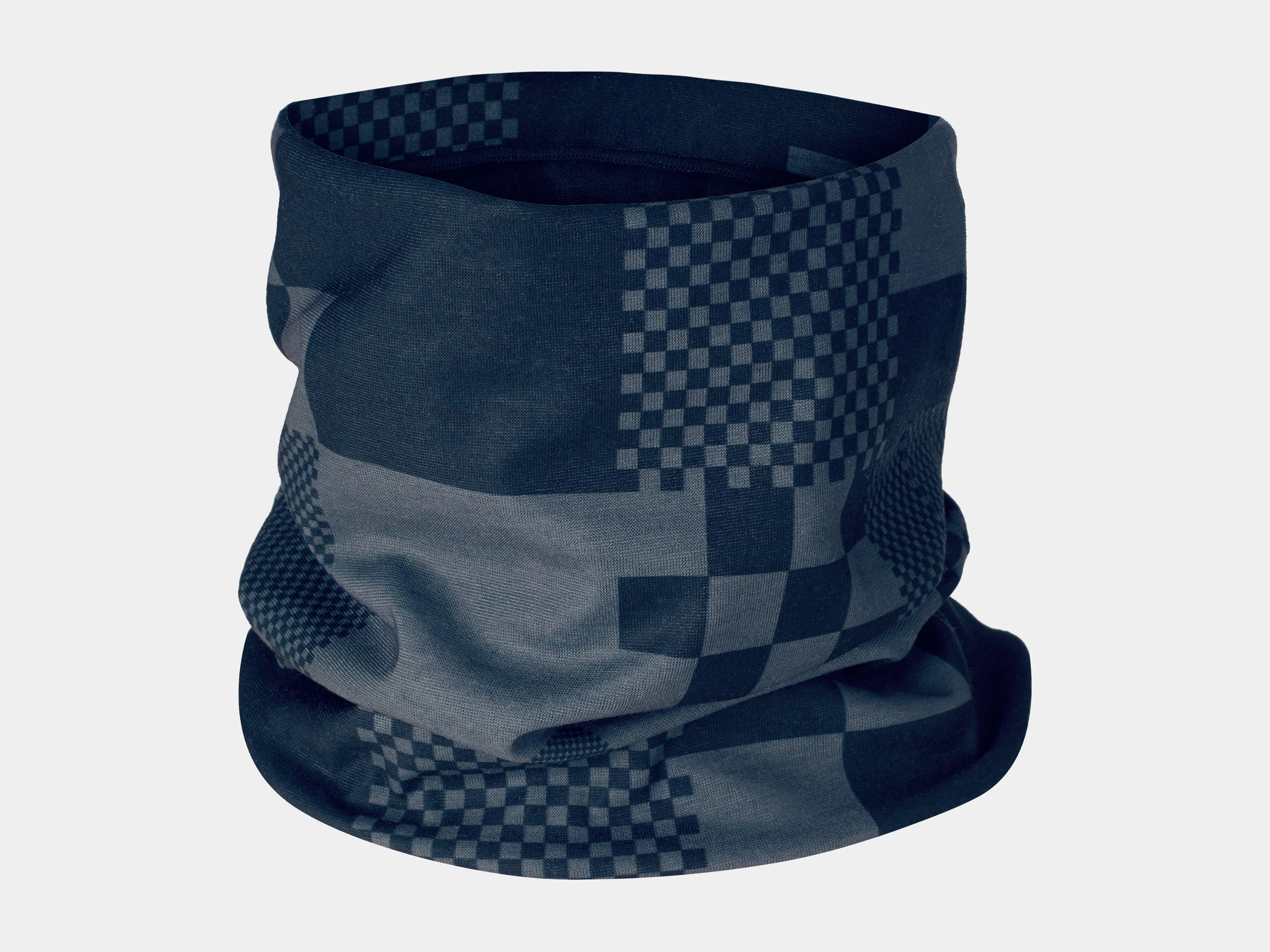 Bontrager Neck Gaiter One Size Black Checkers Headwear