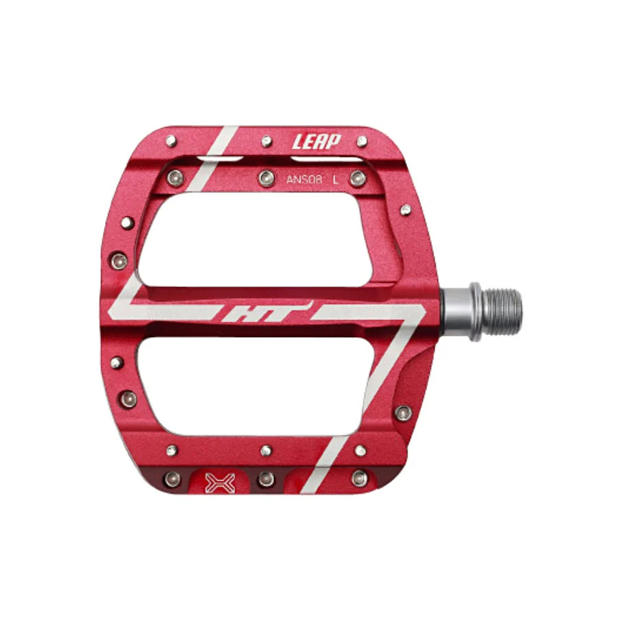 HT Components ANS08 Leap Platform Pedals Body: Aluminum Spindle: Cr-Mo 9/16'' - Pair - Image 2