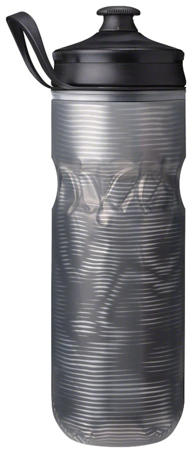 Hydrapak Polar Sport Pulse Insulated Water Bottle - 20oz Black