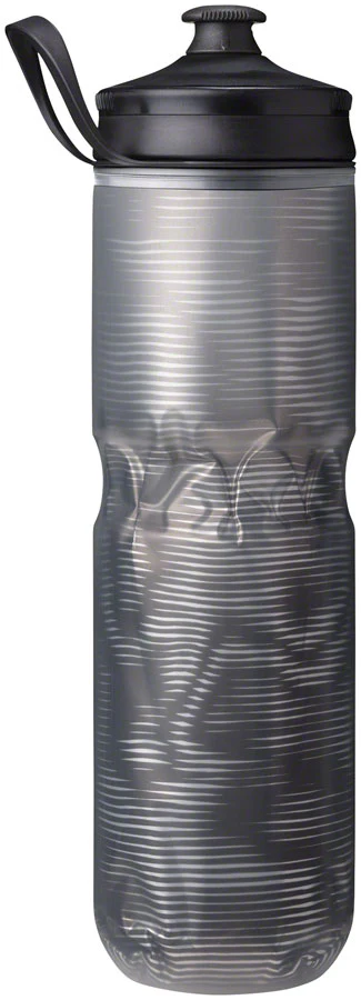 Hydrapak Polar Sport Pulse Insulated Water Bottle - 24oz Black