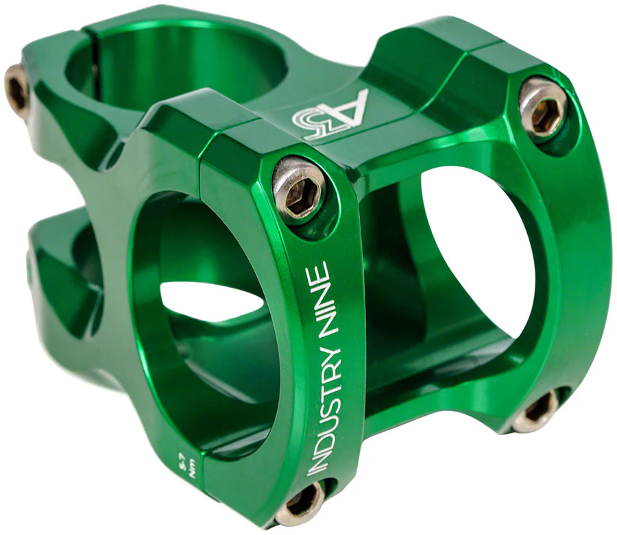 Industry Nine A35 Stem Diameter: 35mm Length: 40mm Steerer: 1-1/8'' 8° Green