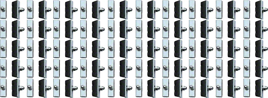 Jagwire Basics X-Caliper Brake Pads - Threaded Black Box of 50 Pairs
