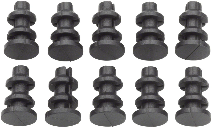 Jagwire Frame Plug Refill Bag - Closed Type 5.7-6.0mm Round Frame Port Bag/10 Plugs