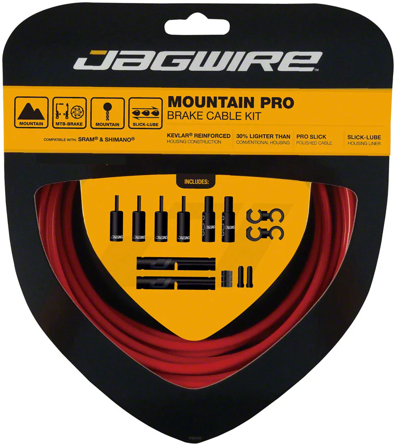 Jagwire Pro Polished Mountain Brake Kit - Image 5