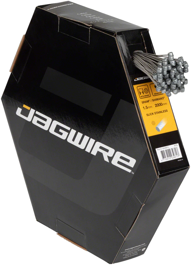 Jagwire Sport Slick Brake Cable - 1.5mm x 2000mm, Slick Stainless, Box of 100 - Image 4