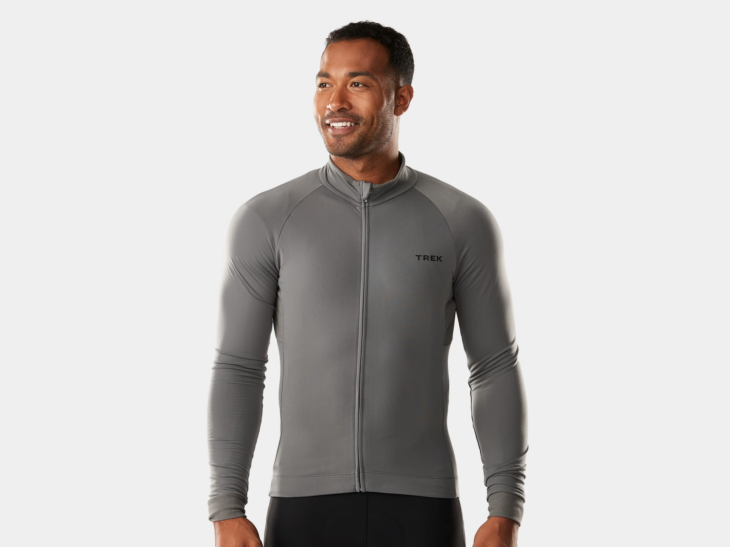 Trek Circuit Thermal Long Sleeve Medium Charcoal Jersey