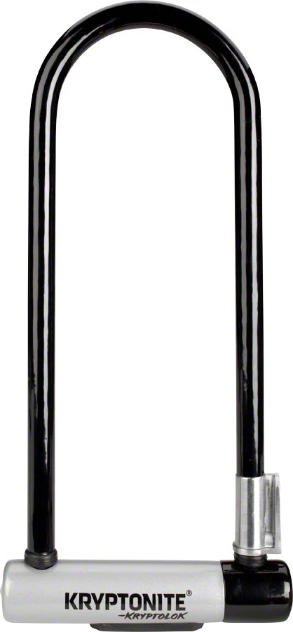 Kryptonite KryptoLok U-Lock - 4 x 11.5" Keyed Black Includes bracket