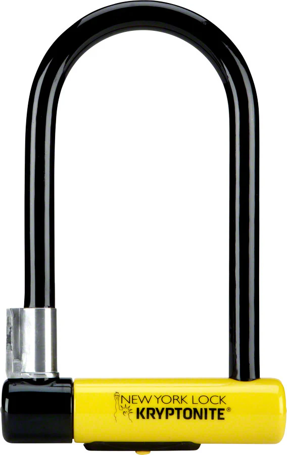 Kryptonite New York U-Lock - 3.25 x 6" Keyed Black