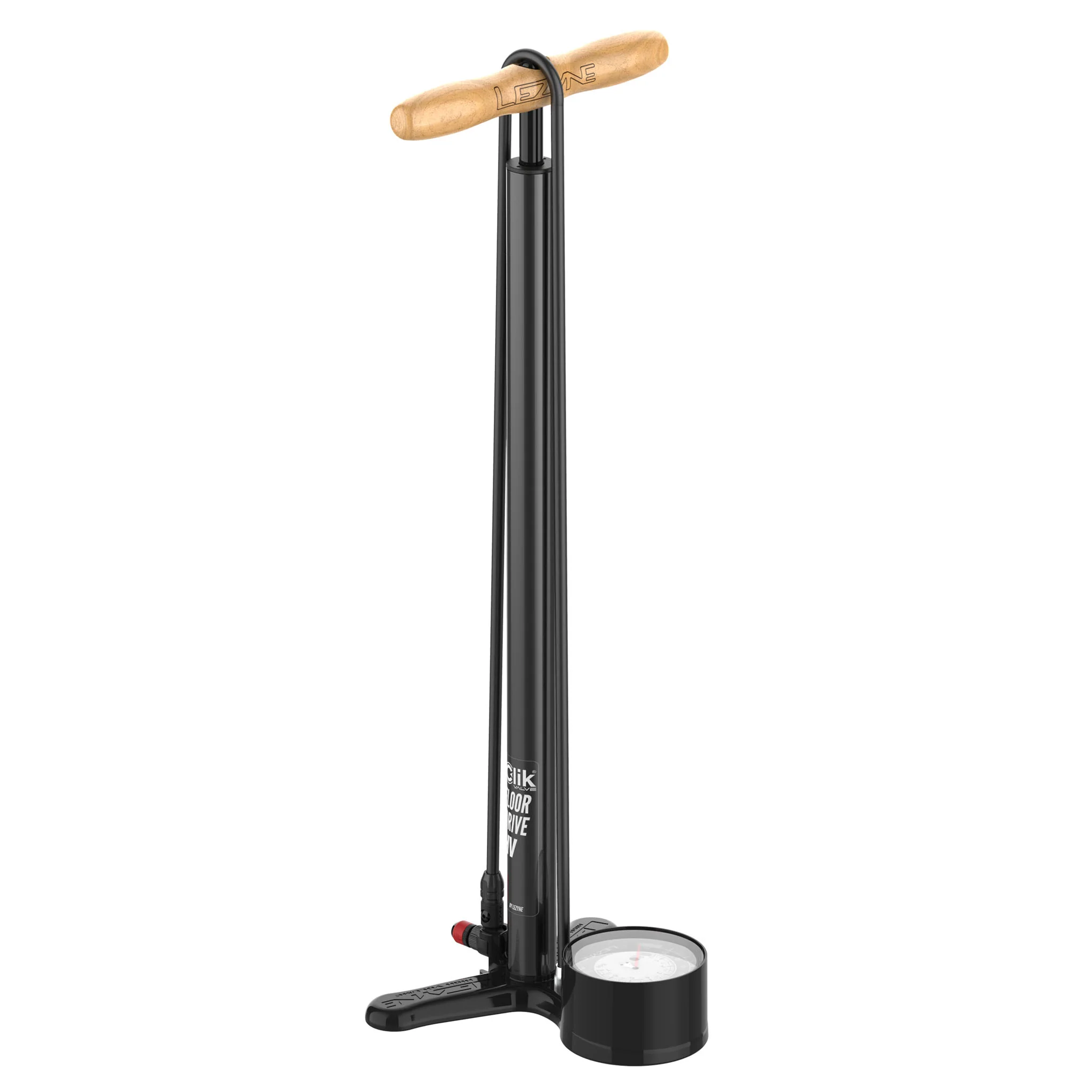 Lezyne Clik Floor Drive HV Pump Black