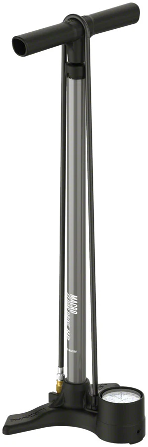 Lezyne Macro Floor Drive ABS Floor Pump - ABS Chuck 220psi Flat Grey