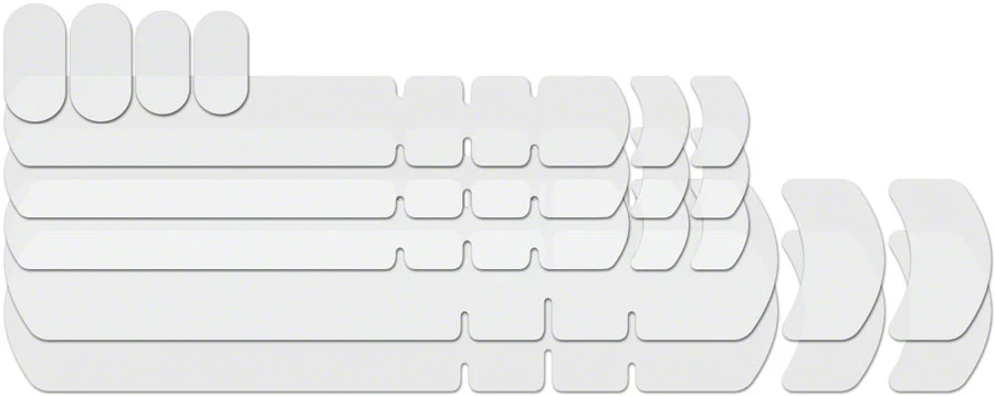 Lizard Skins Clear Protective Frame Wrap - Frame Kit