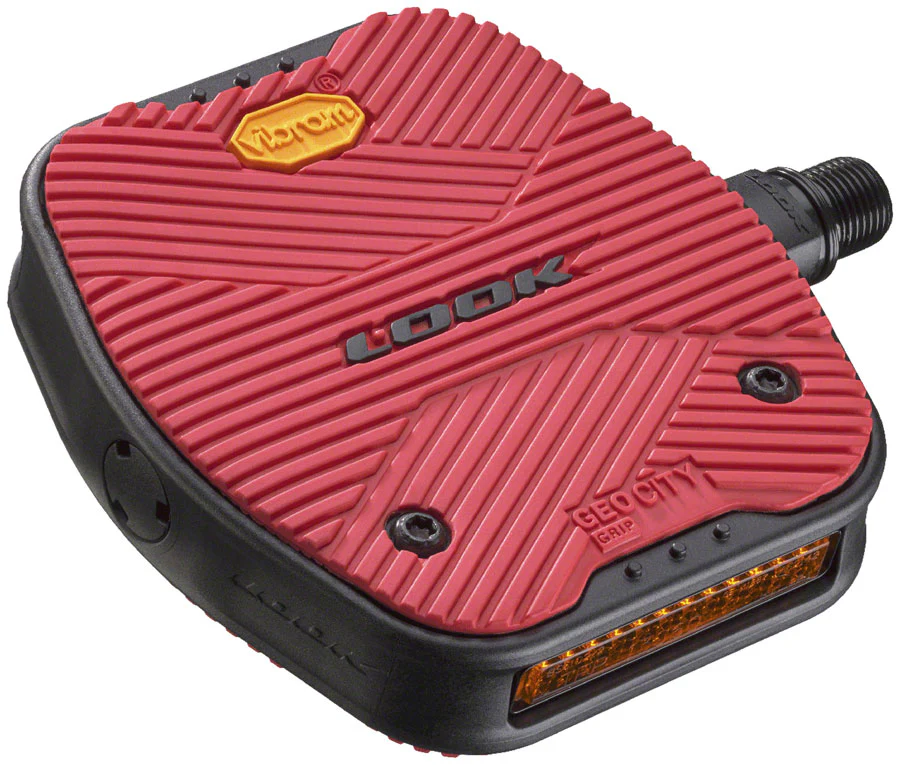 LOOK Geo City Grip Pedals - Platform 9/16" Lime - Image 2