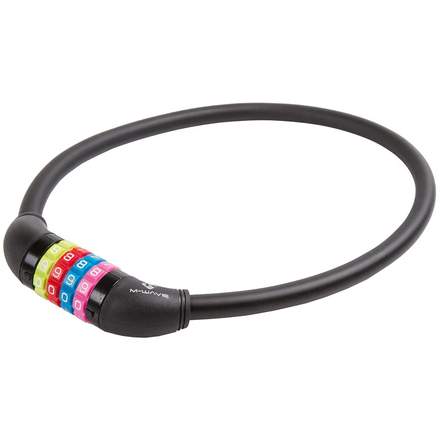 M-Wave DS 12.6 Cable lock Combination 12mm 12x650mm